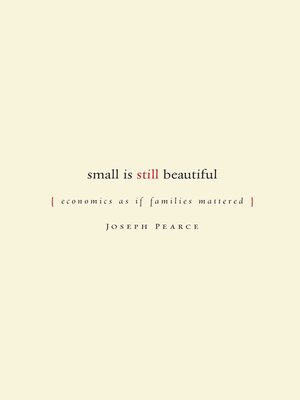 cover image of Small is Still Beautiful